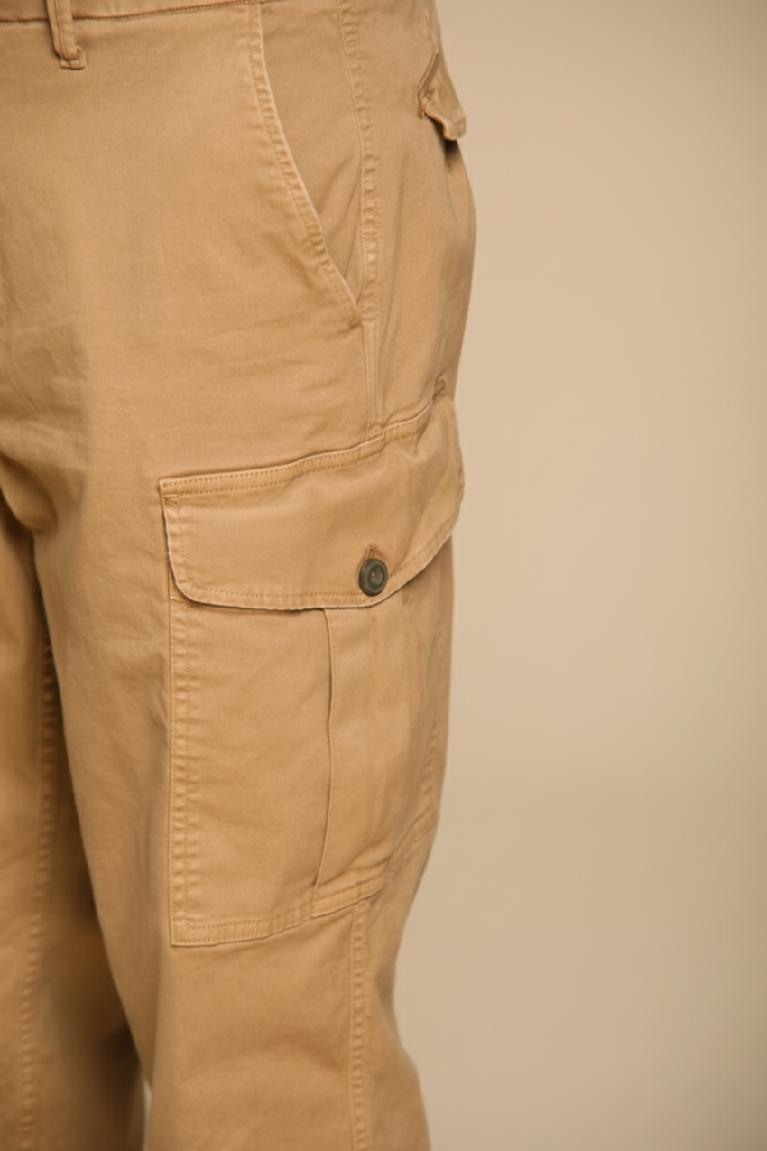 San Juan M74 Herren-Cargohose aus Gabardine relaxed fit
