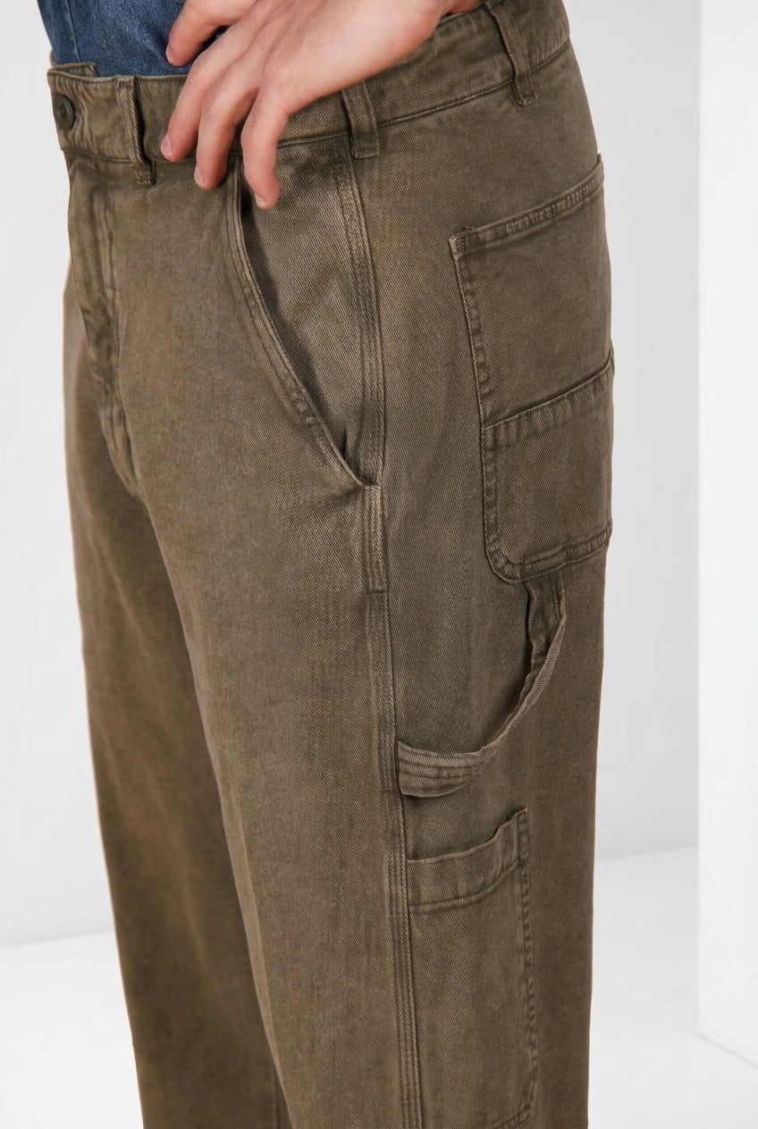 Dallas M74 pantalone cargo uomo in bull stretch relaxed fit ①