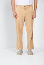 Denver M74 Hose Cargo Herren aus geflammtem Panama relaxed fit ①