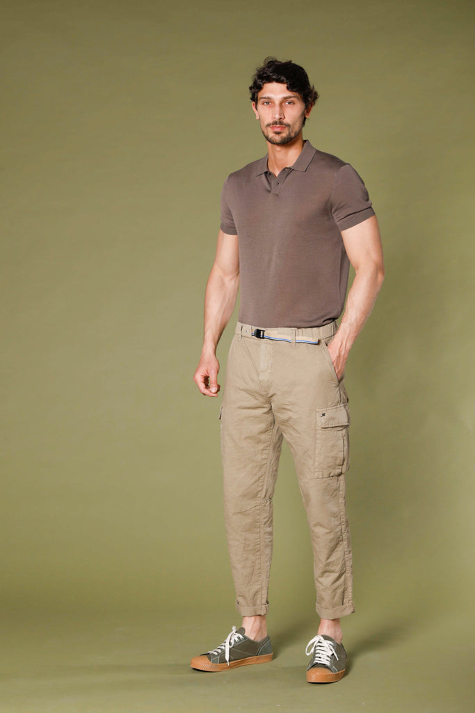 Bild 3 von Herren Cargo-Hose aus Hanf Modell Chile buckle khaki regular fit von Mason's 