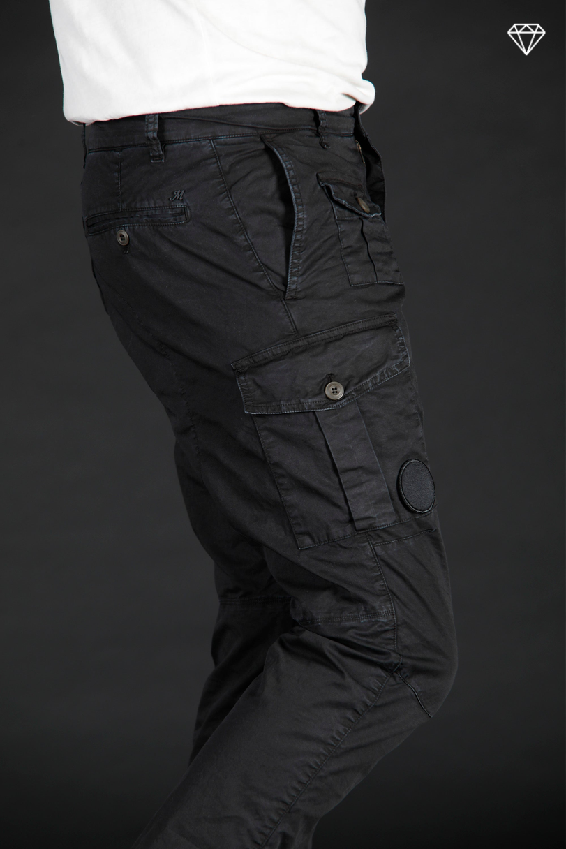 George Coolpocket pantalone cargo uomo in cotone pima leggero ltd carrot fit ①