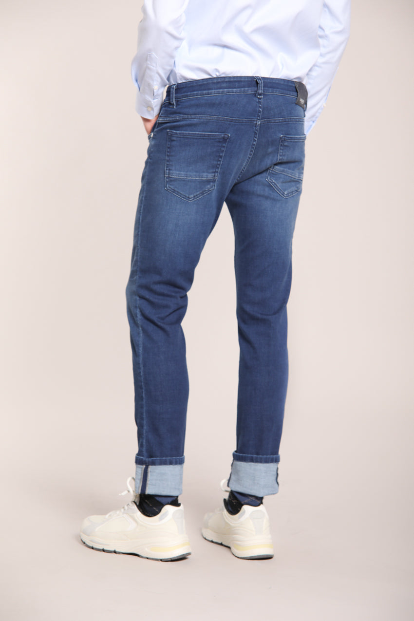 Foto 4 Harris pantalone 5 tasche uomo in denim stretch slim fit