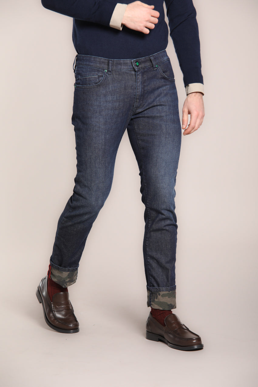 Foto 1 Harris pantalone 5 tasche uomo in denim stretch slim fit