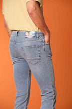 Harris 5-Taschen Herrenjeans mit Safari-Innenprint Slim Fit