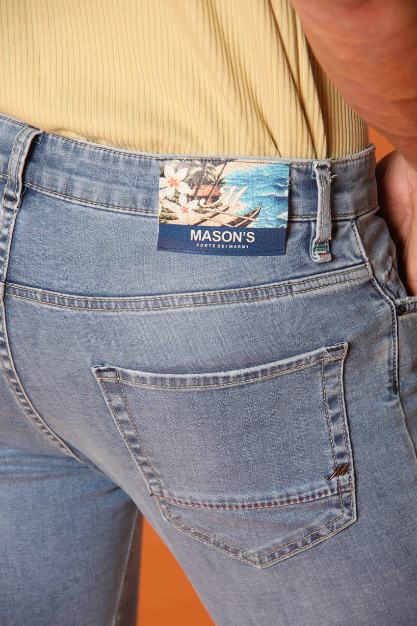 Harris 5-Taschen Herrenjeans mit Safari-Innenprint Slim Fit