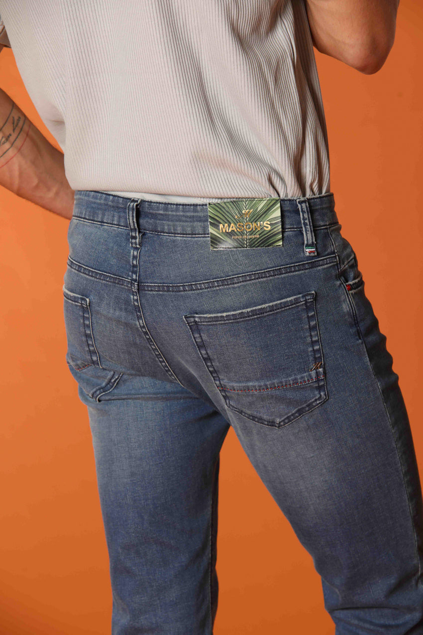 Harris 5 Taschen Herrenjeans mit Innenmuster in Tarnoptik Slim Fit