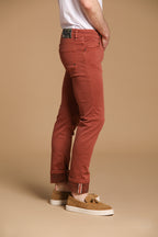 Harris 5 tasche pantalone uomo in gabardina con fantasia camouflage slim fit