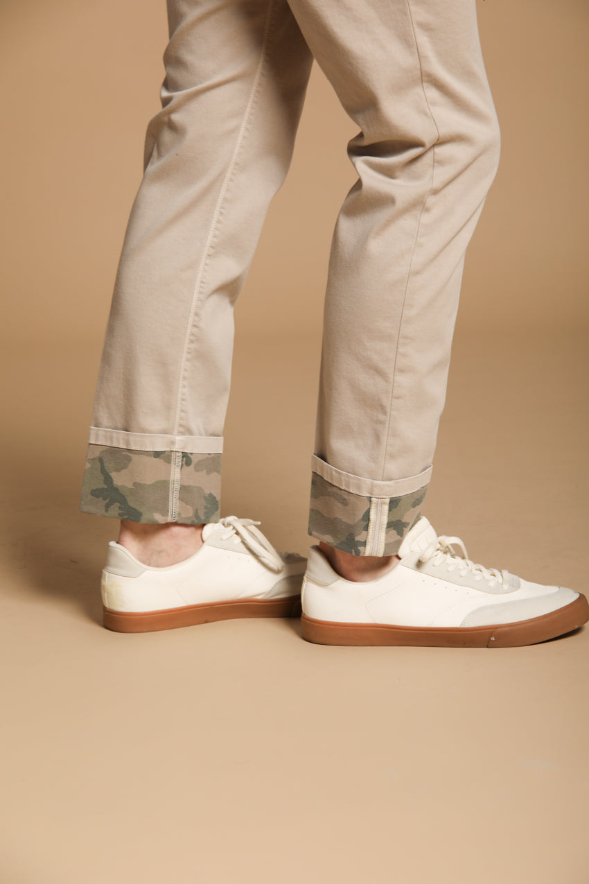 Harris 5-Taschen Herrenjeans in Gabardine mit Camouflage-Muster Slim Fit