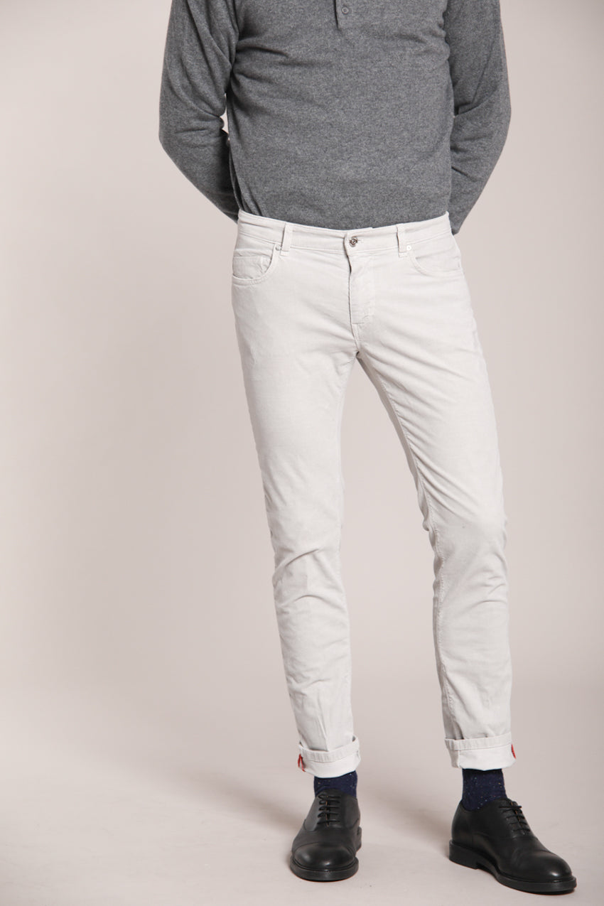 Foto 1 Harris pantalone 5 tasche uomo in velluto 1000 righe slim fit