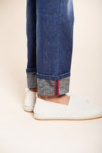 Harris Hose 5-Pocket Herren aus Denim mit Hawaii-Print regular fit