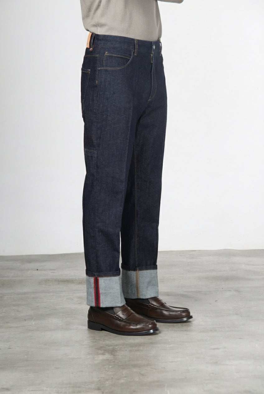 Harris 5-Pocket-Hose für Herren aus Stretch-Techno-Denim Carrot Fit