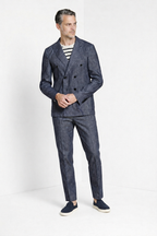 Summer Jacket blazer uomo doppiopetto in denim