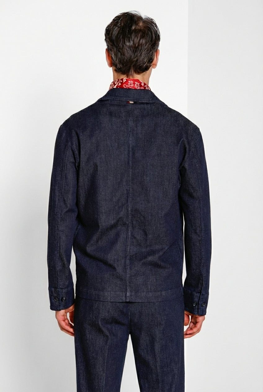 Work Jacket overshirt uomo in denim