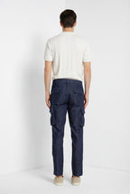 Chile pantalone cargo uomo in denim regular fit