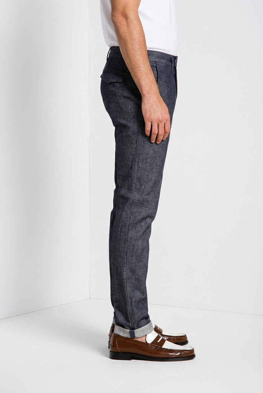 Milano Hose Chino Herren aus Denim extra slim fit