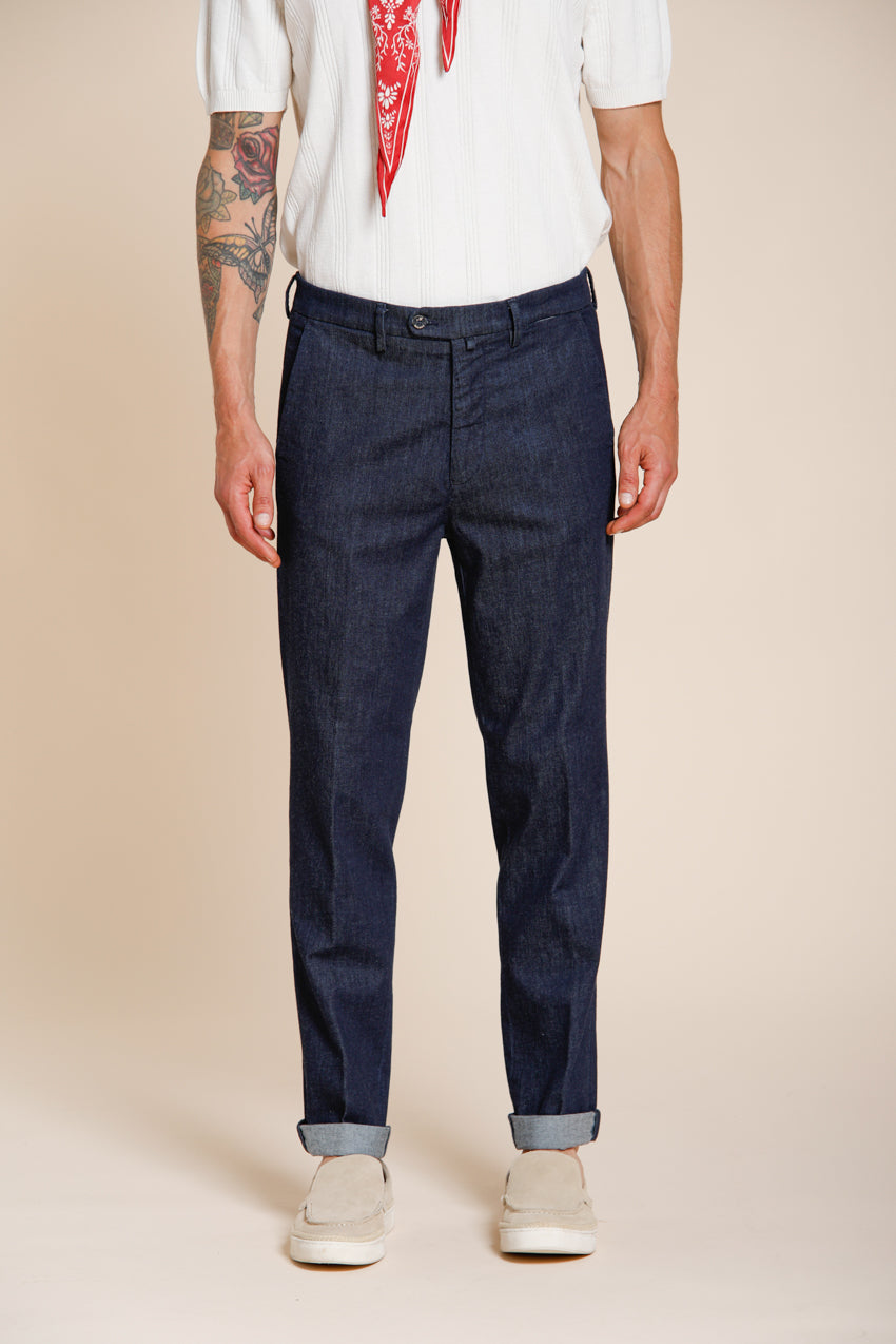 Boston Hose Chino Herren aus Denim relaxed fit