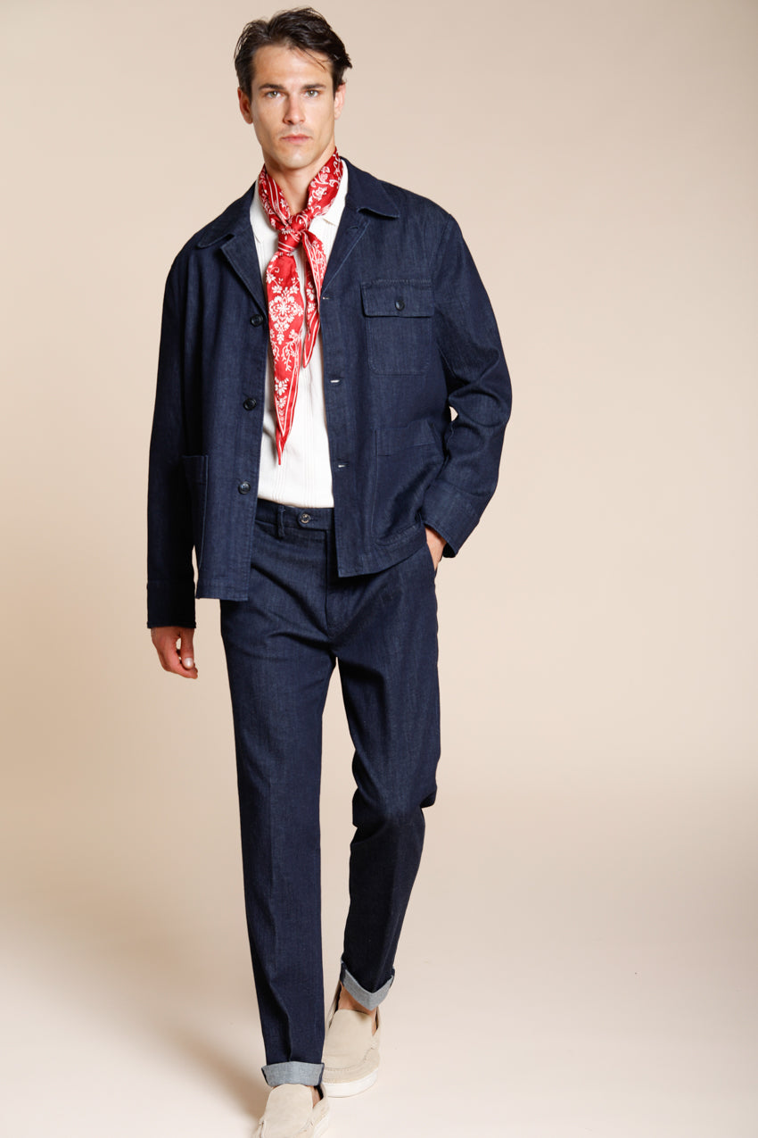 Boston Hose Chino Herren aus Denim relaxed fit