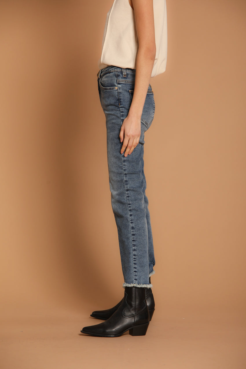 Olivia Damen hose 5-Pocket aus Denim-Stretch mit Trompetenboden Slim Fit