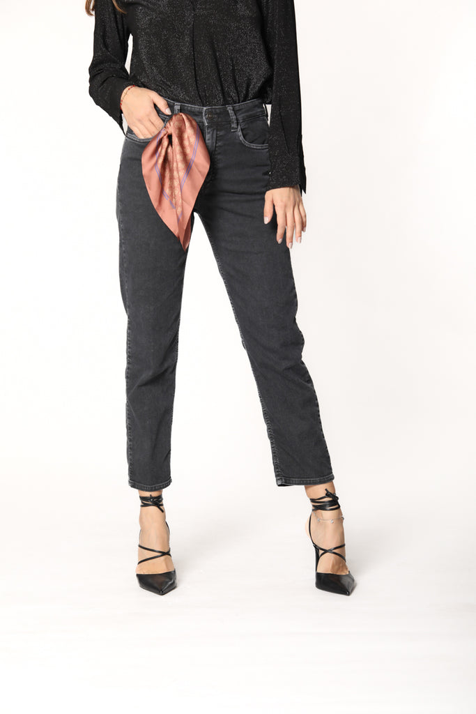 Bild 1 von Damenhose 5 Taschen in Denim schwarz Modell Agnes von Mason’s 