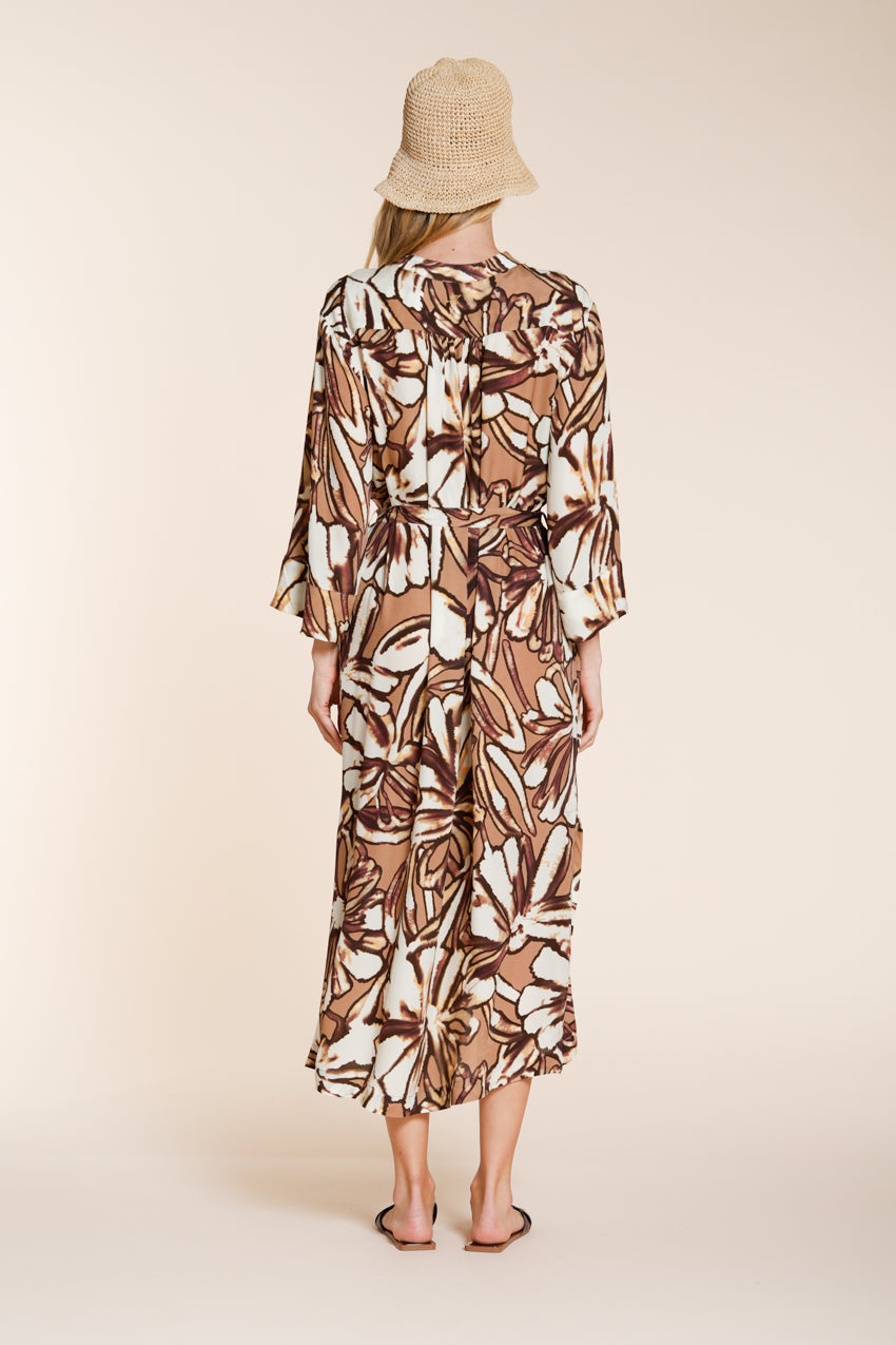 Colette Dress New Kleid Damen aus Canvas mit Blumenmuster