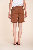 Chile Damen Cargo Bermuda aus leichtem Stretch-Twill slim fit