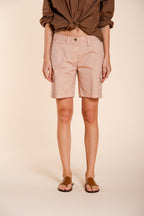 Chile bermuda cargo donna in twill leggero stretch slim fit