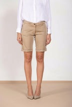 New York bermuda chino donna in raso stretch slim fit