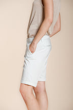 New York bermuda chino donna in raso stretch slim fit