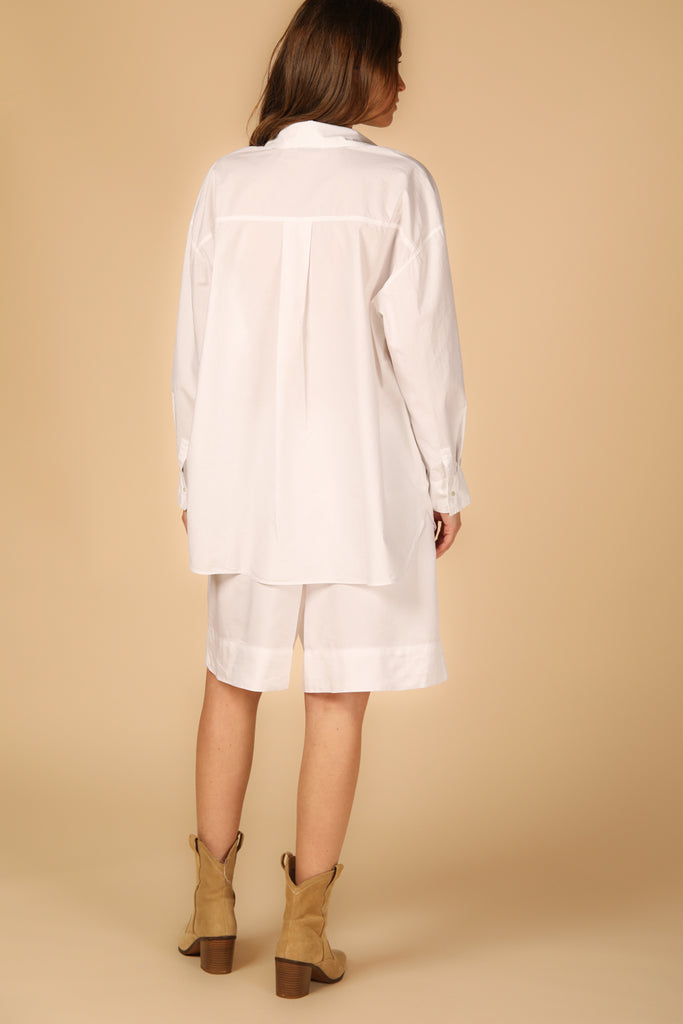 Bild 4 von Damenhemd Modell Lauren in Weiß, Oversize-Passform von Mason's