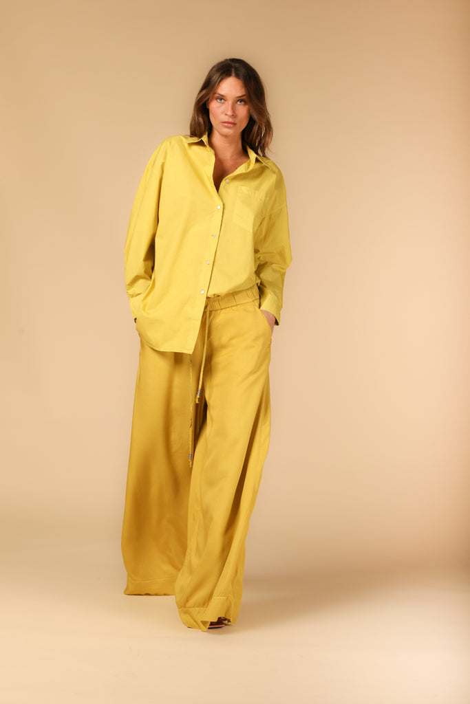 Bild 2 von Damenhemd Modell Lauren in Gelb, Oversize-Passform von Mason's