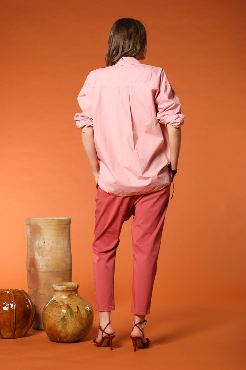 Lauren Damenbluse mit langen Ärmeln aus Popeline