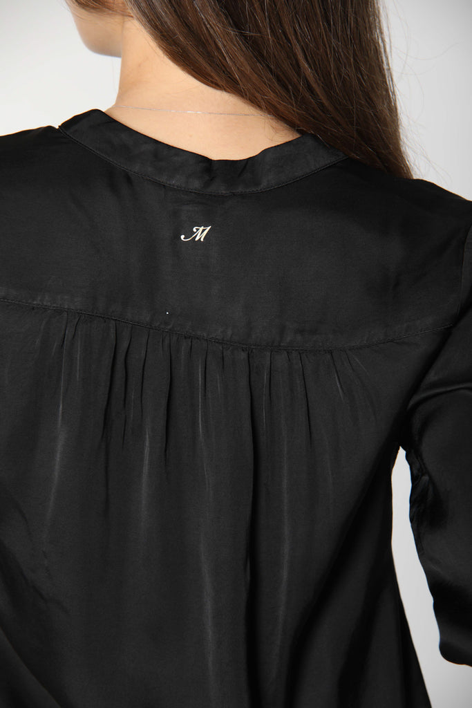 Bild 3 von Damenhemd aus Viskose schwarz Modell Margherita Shirt von Mason’s 