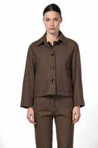 Rosie giacca donna in jersey flanella