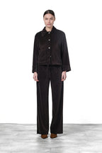Rosie Damenjacke aus breit geripptem Samt
