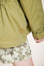 Florence New Jacke Damen aus leicht Stretch Twill Blumenstickerei