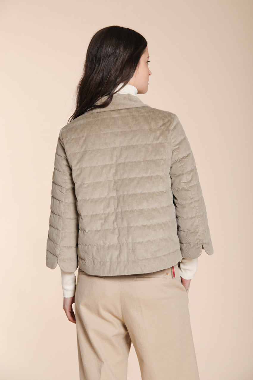 Foto 4 Amy giubbotto donna in velluto 500 righe