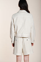 San Diego Damen Jacke Dame aus Flammgarn-Baumwolle mit Nieten