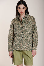Santa Cruz Jacke Damen aus Gabardine Camouflage-Print