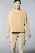 Beverly felpa donna in jersey ciniglia