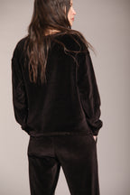 Foto 4 Beverly felpa donna in jersey velluto