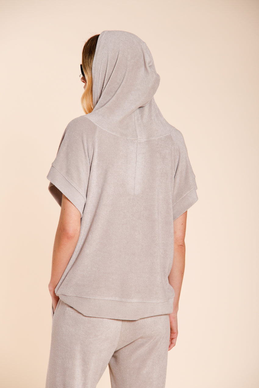 Marta Sweatshirt Damen kurzärmlig aus Frottee-Jersey