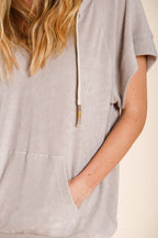 Marta Sweatshirt Damen kurzärmlig aus Frottee-Jersey