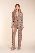 Helena giacca donna in maglia fantasia onda lurex