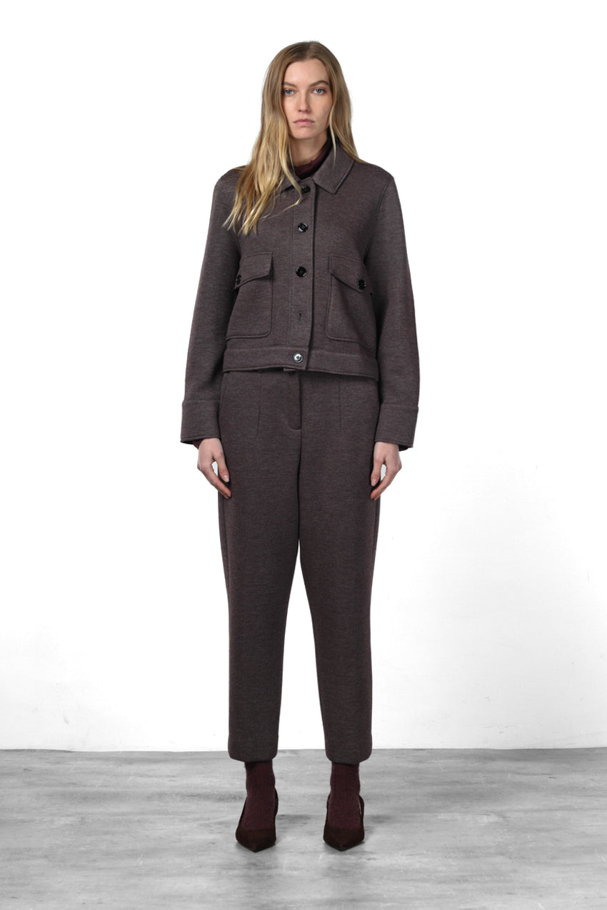 Odette giacca donna in jersey doppio