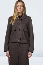 Odette giacca donna in jersey doppio