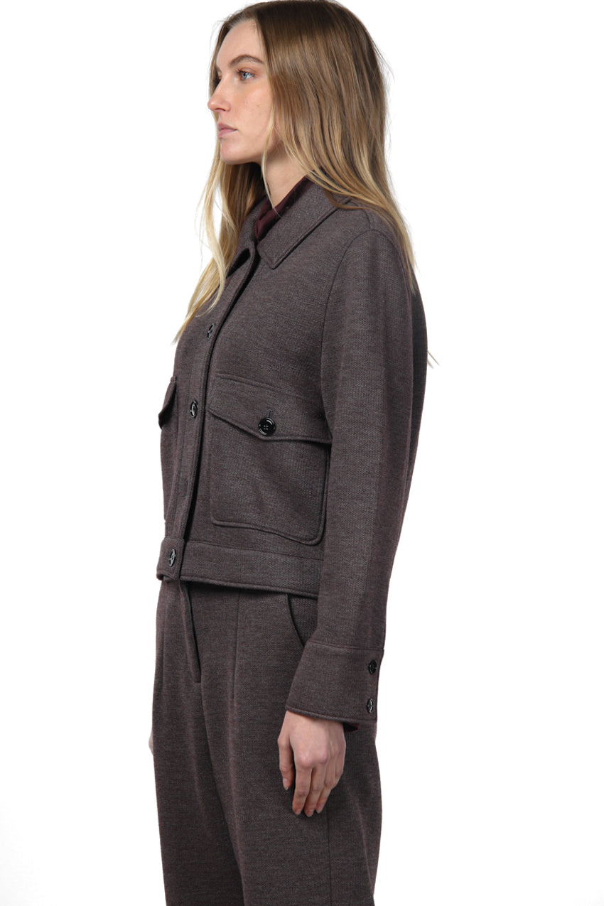 Odette giacca donna in jersey doppio