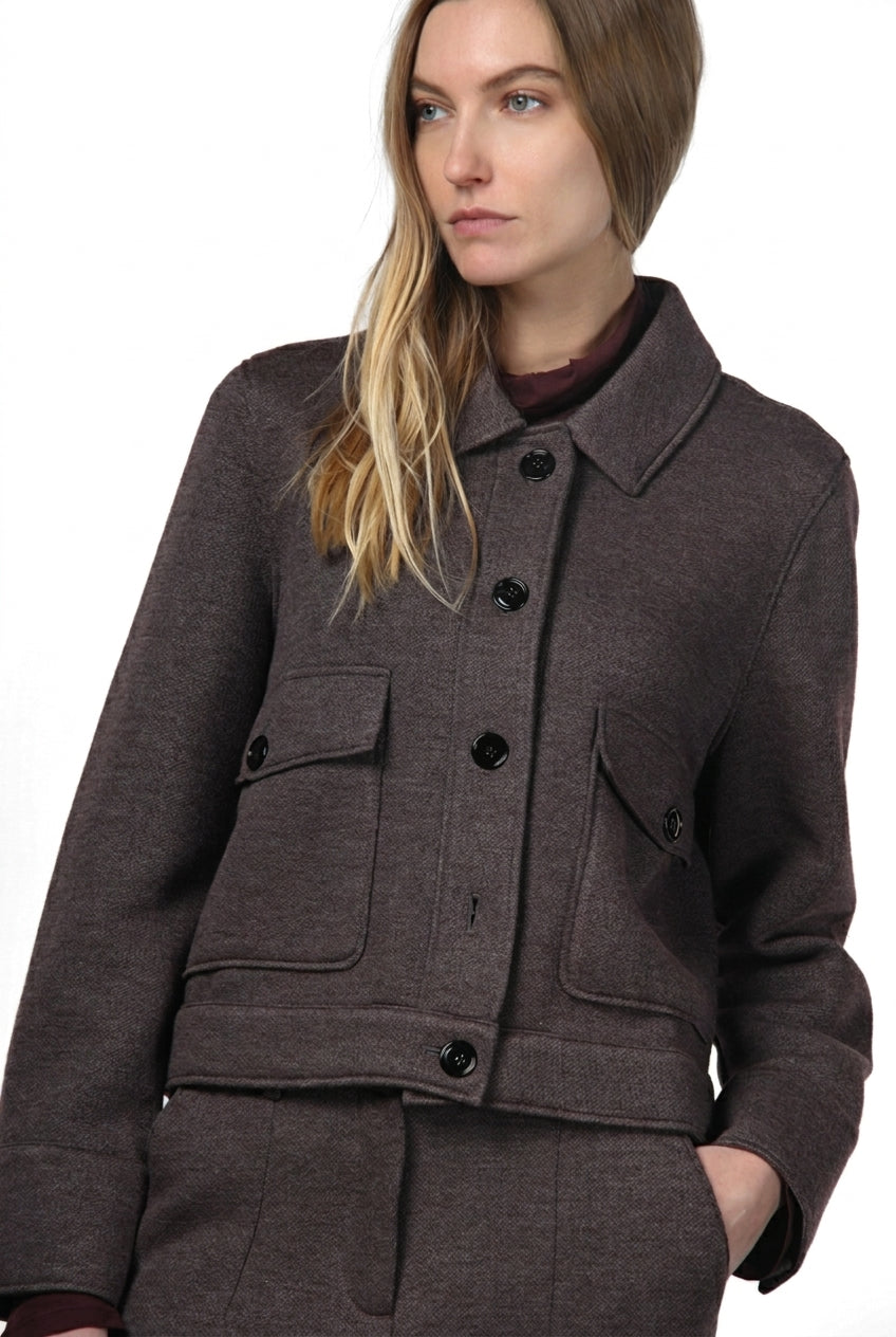 Odette giacca donna in jersey doppio