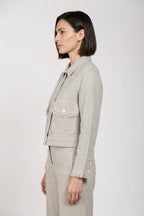 Odette Jacke Damen aus Natté