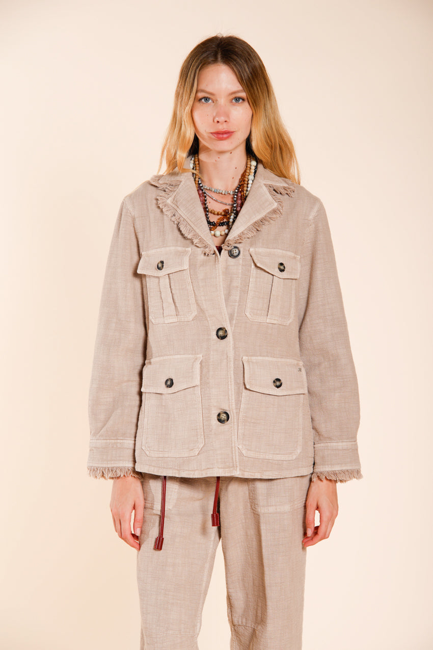 Santa Barbara Jacke Damen aus Natté