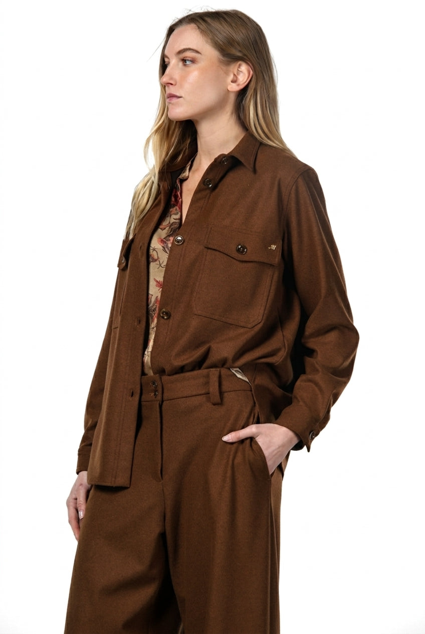 City Field Damenjacke aus Flanell-Jersey